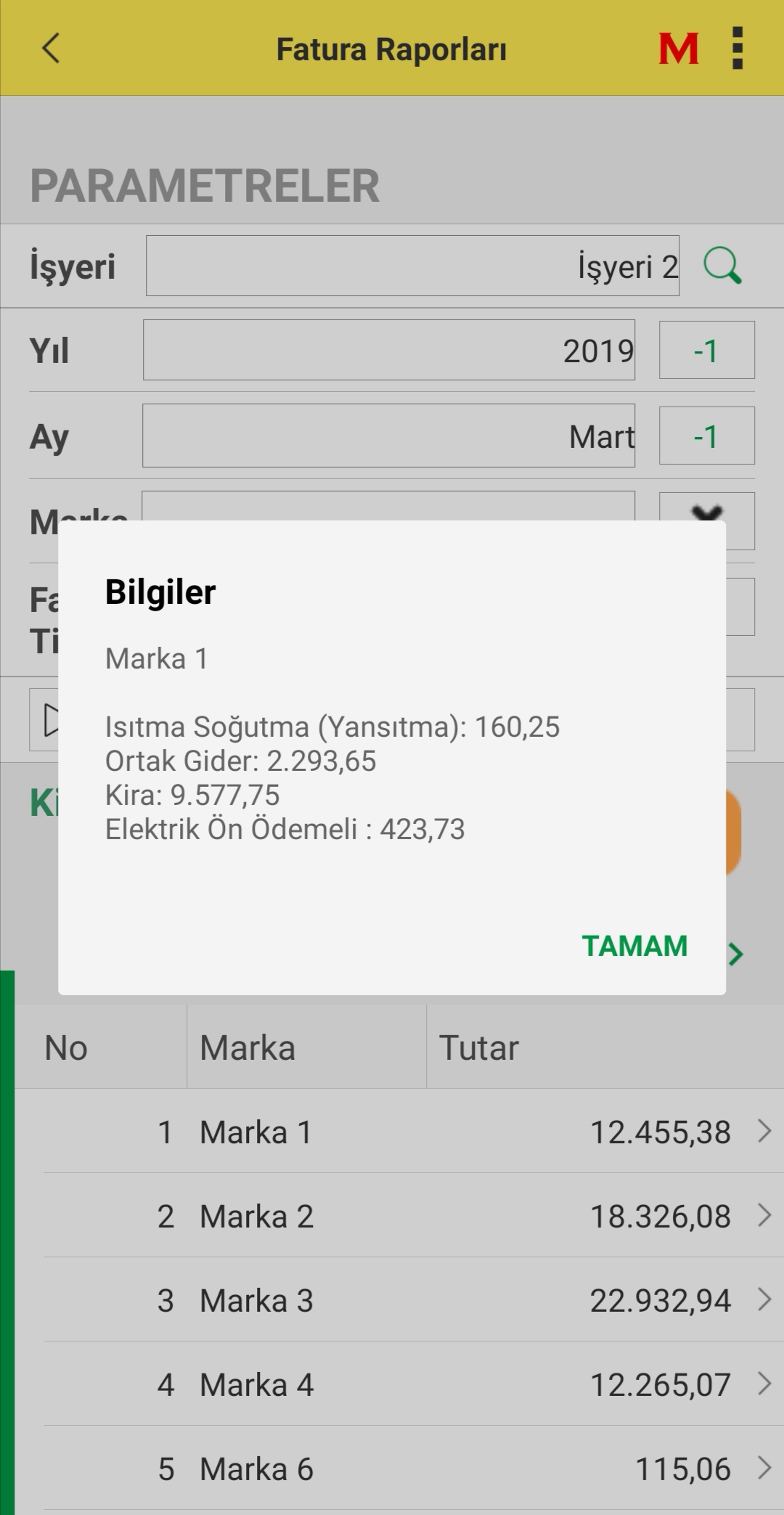 Adin-S Mall Mobil Raporlar Adin-S Mall Mobil Raporlar